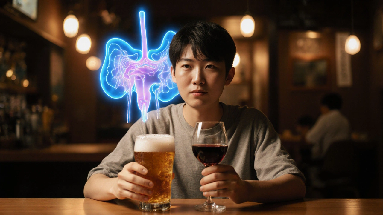 アルコール摂取と尿漏れの関係：原因と対策ガイド
