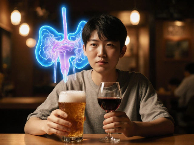 アルコール摂取と尿漏れの関係：原因と対策ガイド