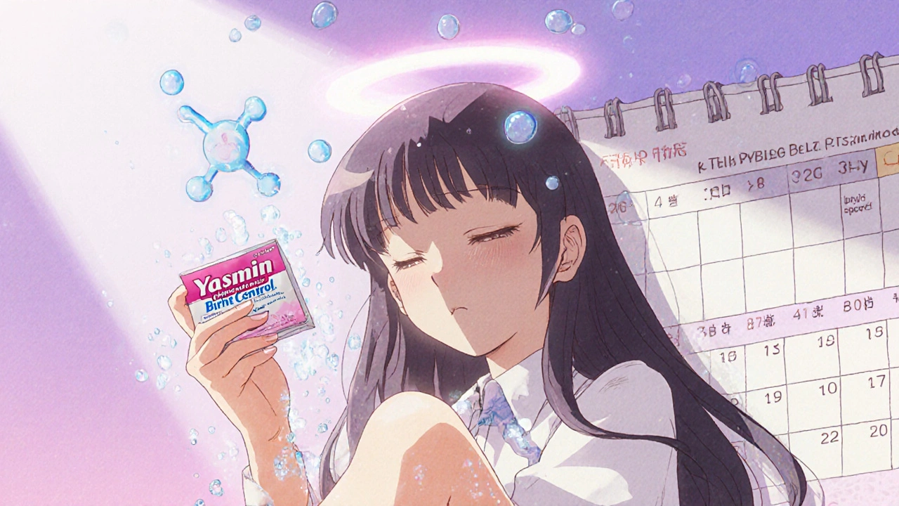 ヤスミン（エチニルエストラジオール・ドロスピレノン）と他の避妊薬の比較