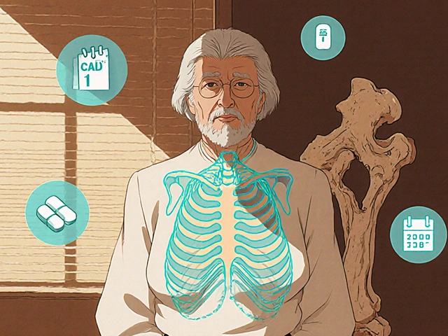 骨粗鬆症：骨密度の低下とビスフォスフォネート療法