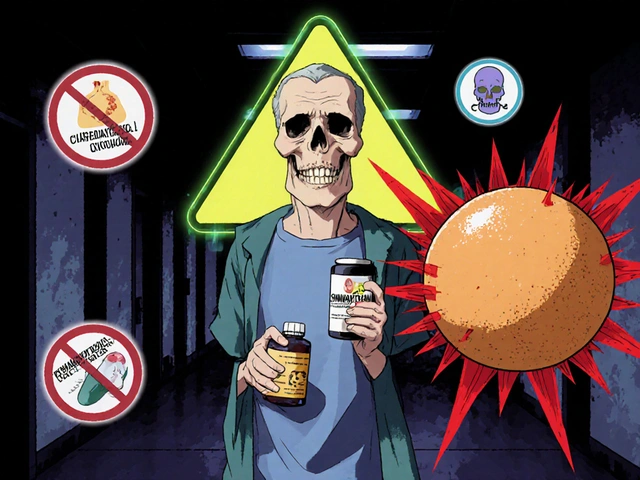 シムバスタチンと高用量の危険な薬の相互作用