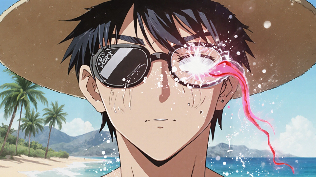 翼状片：日光暴露による成長と手術の選択肢