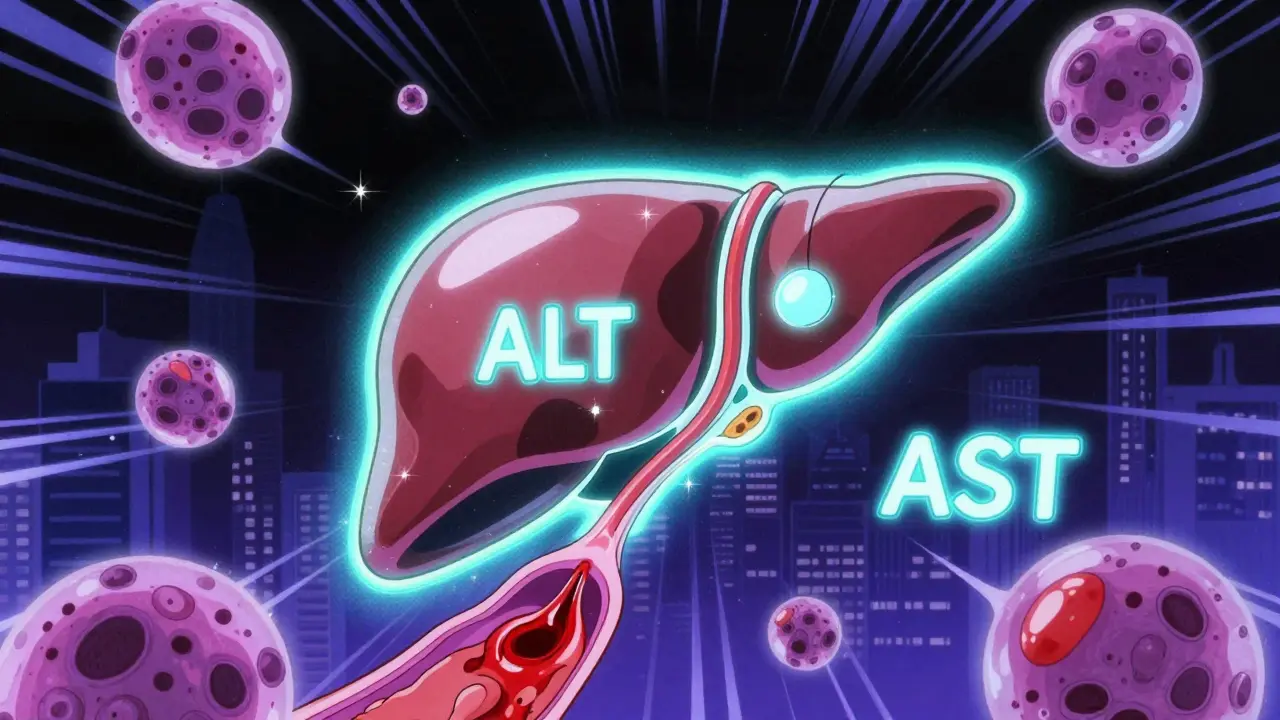 肝機能検査：ALT、AST、ビリルビンの意味と読み方