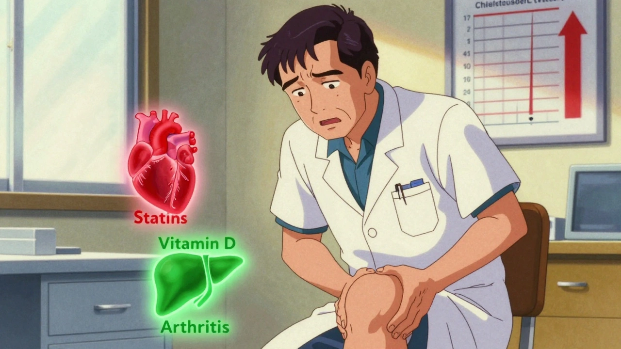 スタチン不耐性：筋肉症状と代替療法