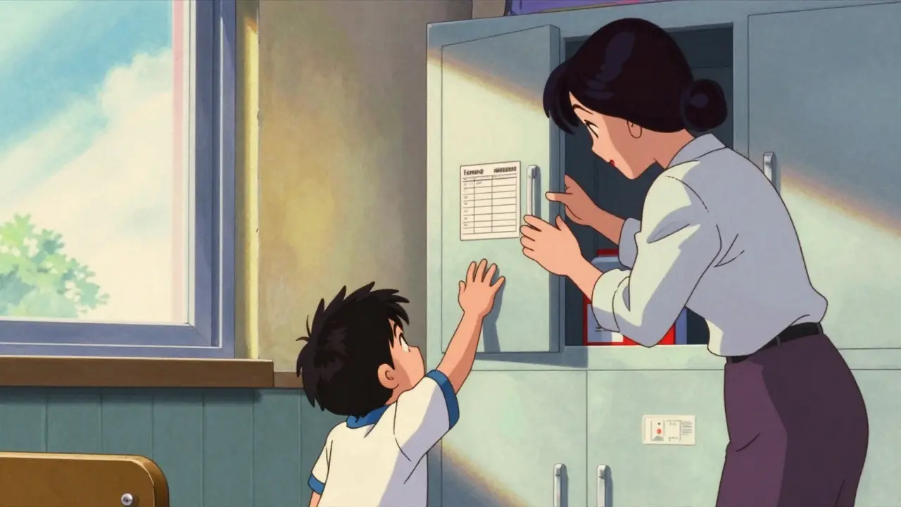 緊急薬を安全にかつすぐに使えるように保管する方法