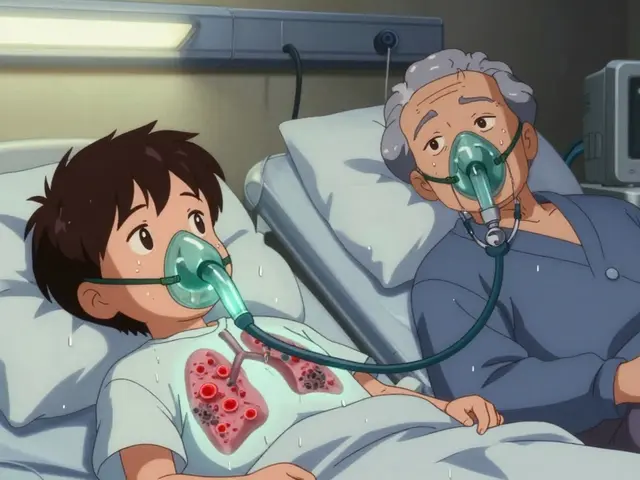 肺炎の種類：細菌性、ウイルス性、カビ性の肺感染症