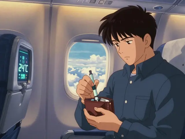 長距離フライト中のインスリンとバイオロジクスの保存方法