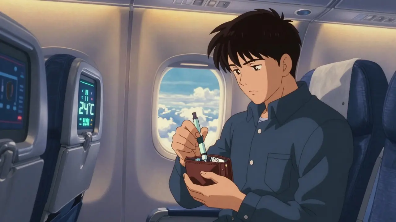 長距離フライト中のインスリンとバイオロジクスの保存方法