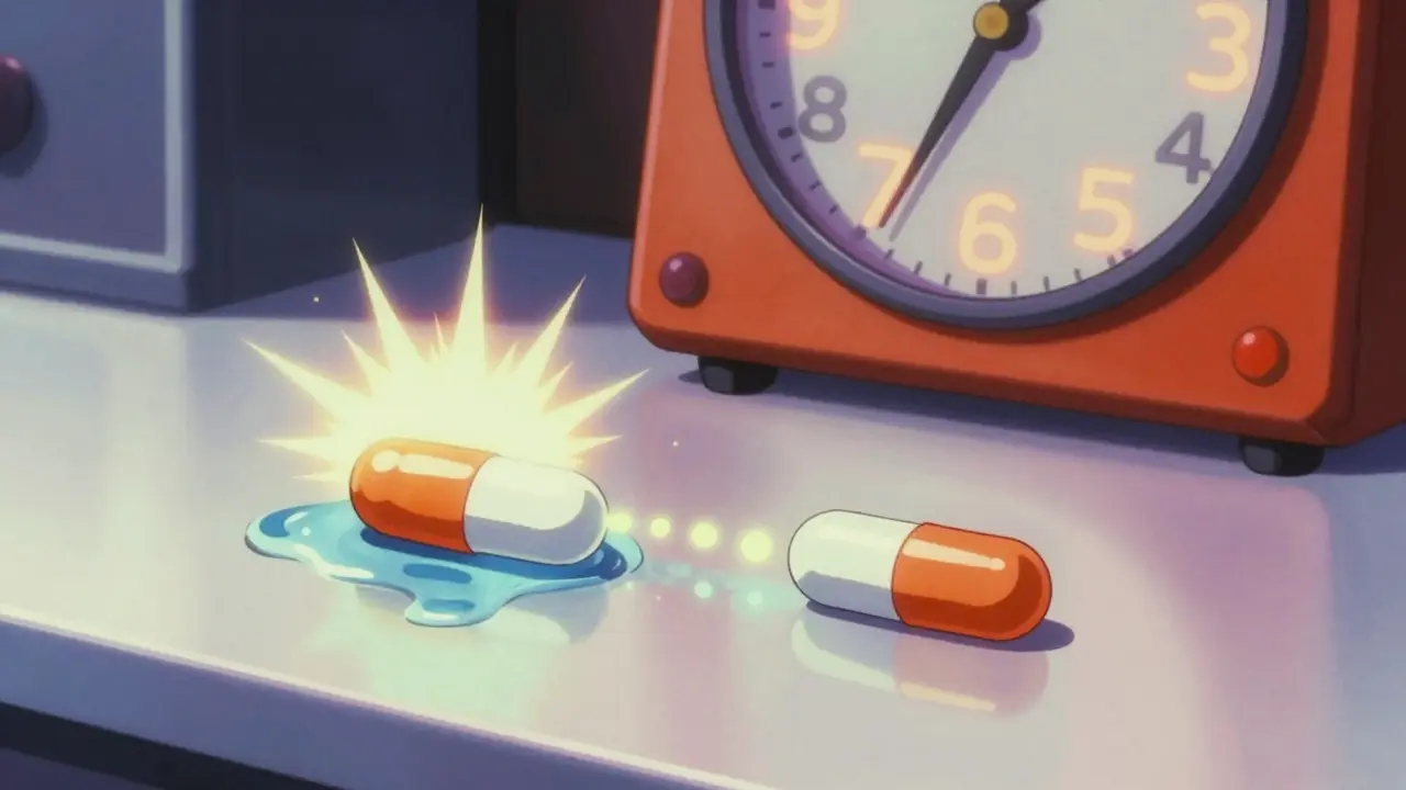 持続放出型と即効型薬の違い：効果のタイミングとリスク