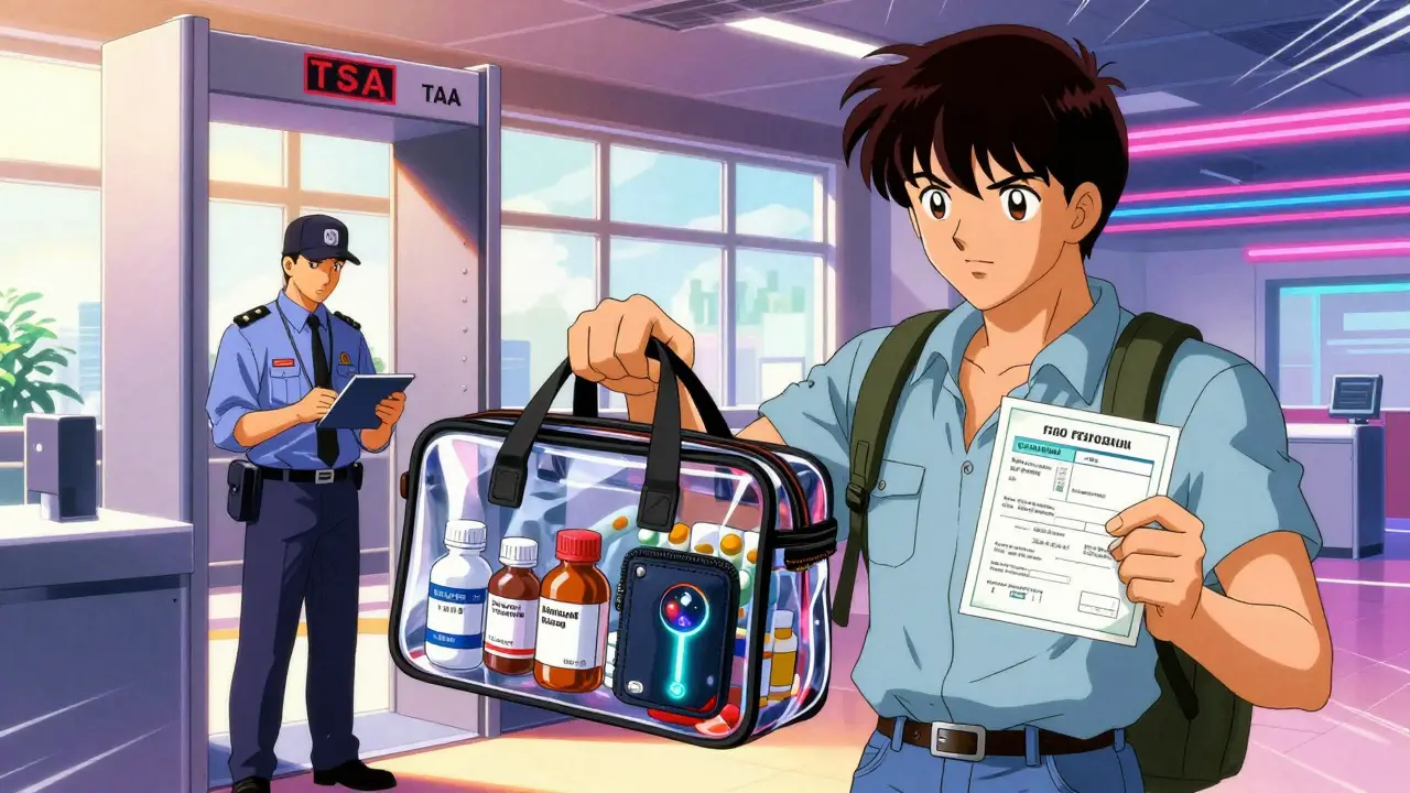 旅行中の薬の安全な保管方法：温度管理から空港検査まで